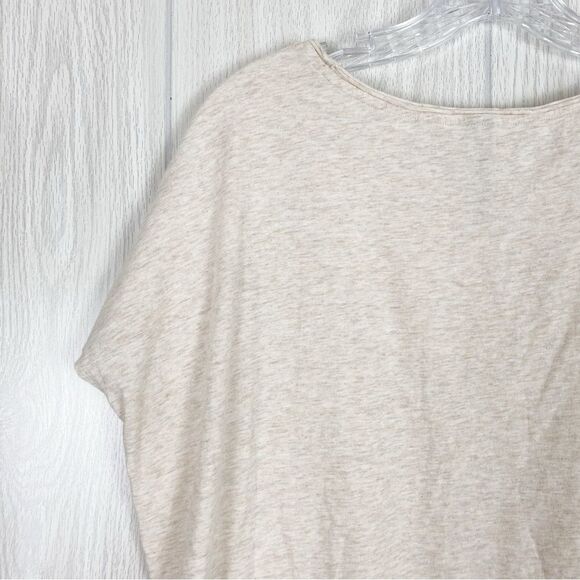 Anthroplogie | Oatmeal Loose Fit Short Sleeve Tee Size XS - Picture 6 of 9